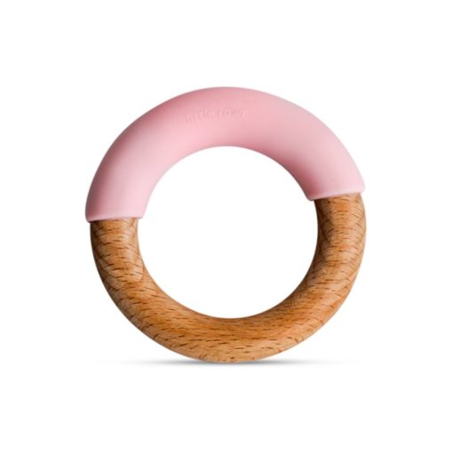 Buy Little Rawr Wood + Silicone Teether Ring online with Free Shipping at Baby Amore India, Babyamore.in