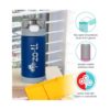 Buy ZoLi POW Squeak Vacuum Insulated Straw Drink Bottle - White online with Free Shipping at Baby Amore India, Babyamore.in