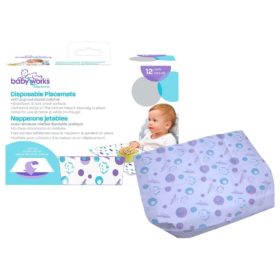 Buy Disposable Placemats With Crumb Catcher, Pack of 12 online with Free Shipping at Baby Amore India, Babyamore.in