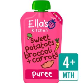 Buy Ella's Kitchen Sweet Pottatoes Brocoli Carrot, 4m+, 120g online with Free Shipping at Baby Amore India, Babyamore.in