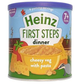 Buy Heinz First Steps Dinner Cheessy Veg with Pasta,  7m+, 200g online with Free Shipping at Baby Amore India, Babyamore.in